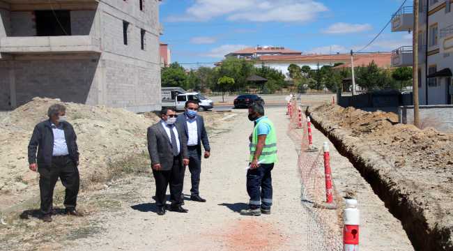 Akdağmadeni ilçesinde doğal gaz çalışmaları başladı