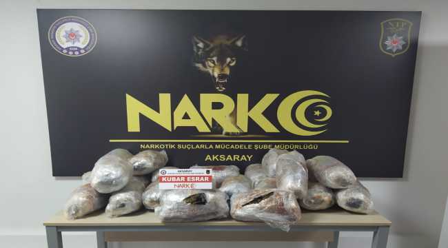 Aksaray'da uyuşturucu operasyonu
