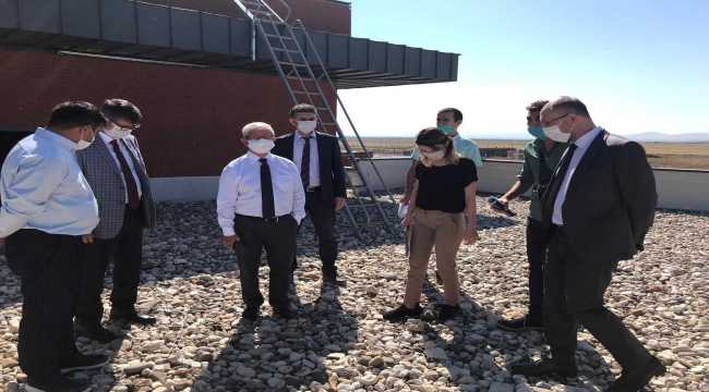 AÜ Rektörü Prof. Dr. Erdal, URAYSİM çalışmalarını inceledi