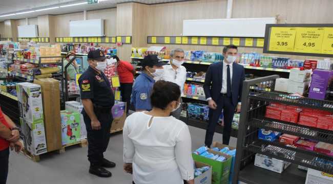 Ayrancı'da Kovid-19 tedbirleri denetimi yapıldı