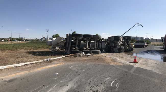 Başkentte beton mikseri devrildi 1 kişi öldü