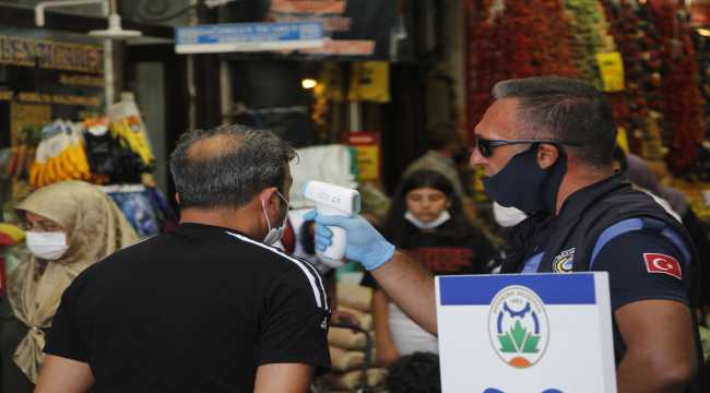 Beypazarı'nda Kovid-19 tedbirleri