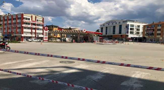 Burdur'da akaryakıt istasyonundaki LPG sızıntısı polisi harekete geçirdi