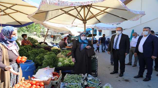 Çubuk'ta koronavirüs tedbirleri denetlendi