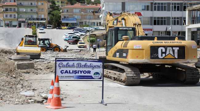 Çubuk'ta Yeni Sokak Sağlıklaştırma Projesi başladı 