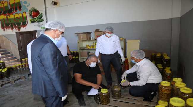 Çubuk Turşusu Denetim Ekibi çalışmaya başladı 