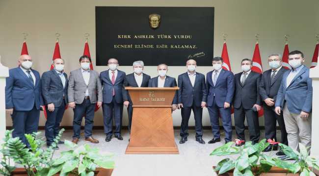 Emniyet Genel Müdürü Aktaş'tan Hatay Valisi Doğan'a ziyaret