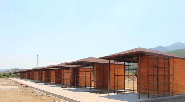 Hassa yöresel ürünler pazarının yapımı tamamlandı