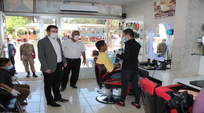 Hatay'da Kovid-19 denetimi
