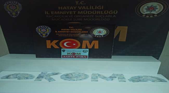 Hatay'da sahte para operasyonunda 4 şüpheli yakalandı