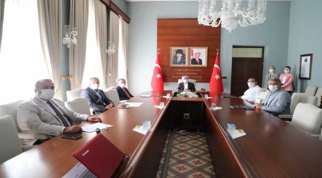 Hatay Valisi Rahmi Doğan, Hatayspor yöneticilerini kabul etti