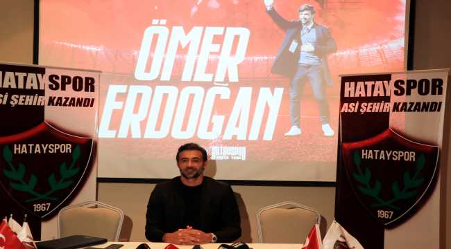 Hatayspor Teknik Direktörü Ömer Erdoğan: 