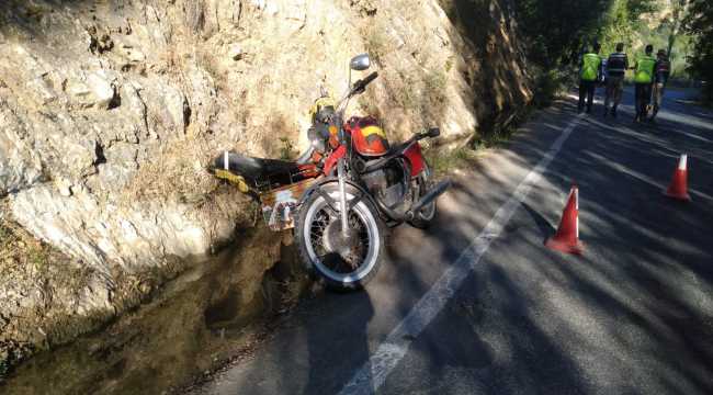 Kahramanmaraş'ta motosiklet devrildi: 1 ölü, 1 yaralı