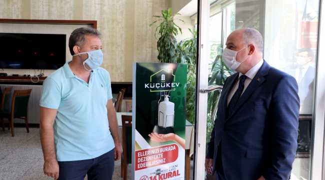 Kahramanmaraş Valisi Coşkun, Kovid-19 denetimi yaptı
