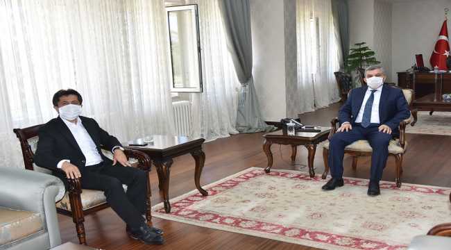 Karaman Valisi Işık'a ziyaretler
