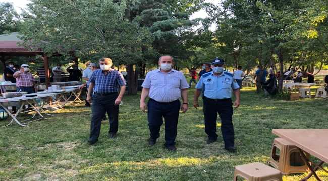 Karapınar'da düğün salonlarında Kovid-19 denetimi