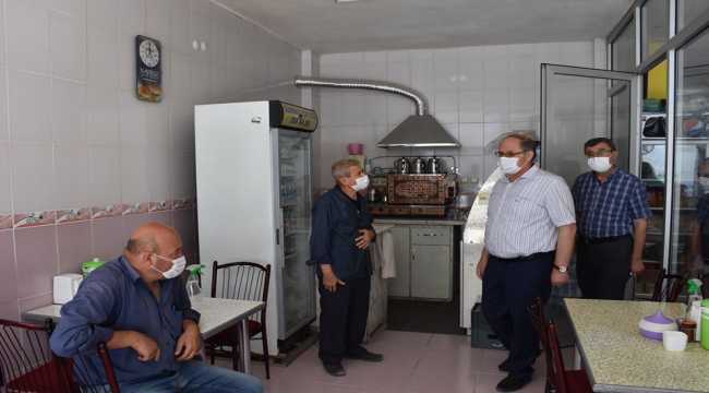 Karapınar'da koronavirüs denetimleri yapıldı