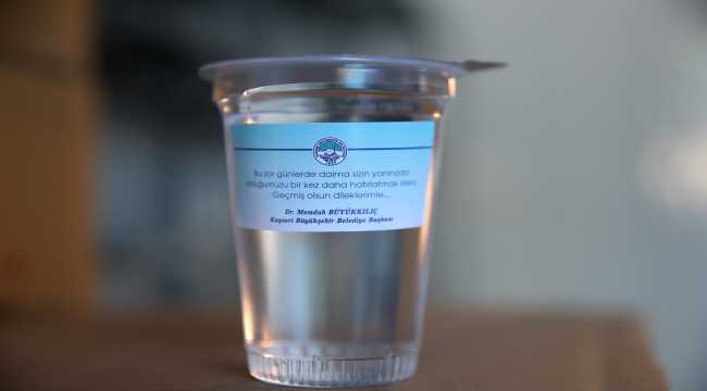 Kayseri'de Kovid-19 hastalarının su ihtiyacı KASKİ'nin paket sularıyla karşılanıyor