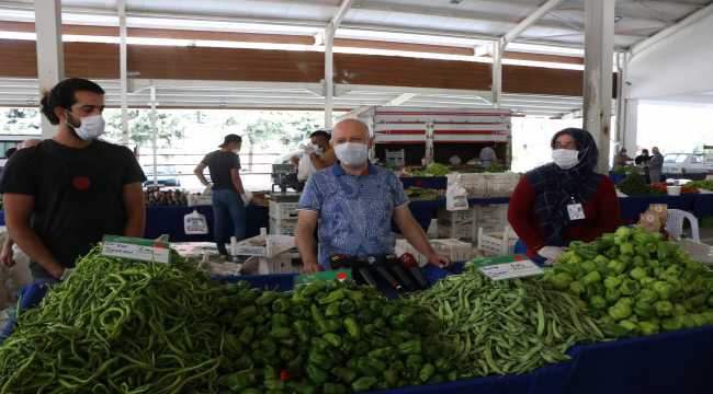 Kayseri'de organik pazar açıldı