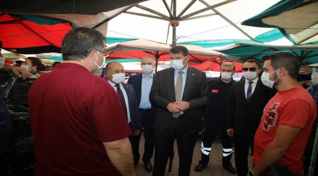 Kırıkkale, Yozgat, Kayseri ve Sivas'ta Kovid-19 tedbirlerine ilişkin denetim