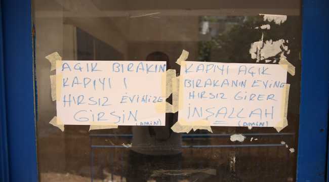 Komşularını uyarmak için 