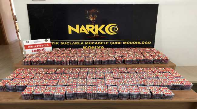 Konya'da uyuşturucu operasyonunda 3 kişi gözaltına alındı
