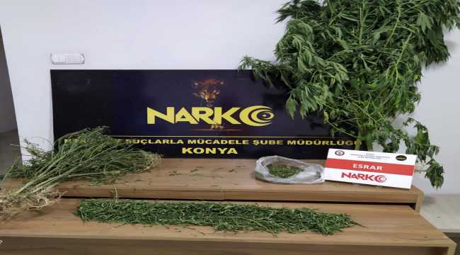 Konya'da uyuşturucu operasyonunda 8 kişi gözaltına alındı
