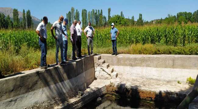KOSKİ Genel Müdürü Demir, Seydişehir'de incelemelerde bulundu