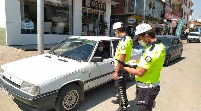 Kozan'da drone ile trafik denetimi yapıldı
