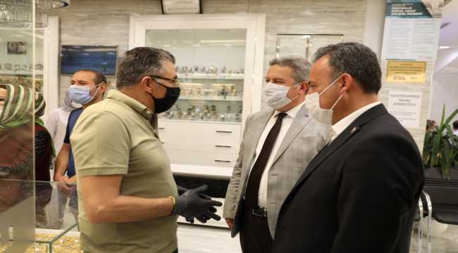 Melikgazi'de Kovid-19 tedbirleri denetimi