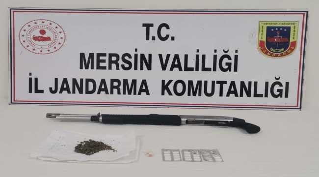 Mersin'de uyuşturucu operasyonunda bir şüpheli yakalandı 