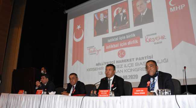 MHP Kırşehir teşkilatlarında ilçe kongreleri tamamlandı