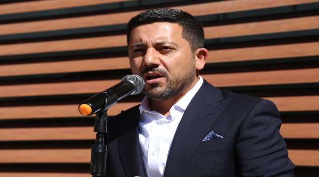 Nevşehir'den Suriye'ye 25 tır bims blok gönderildi