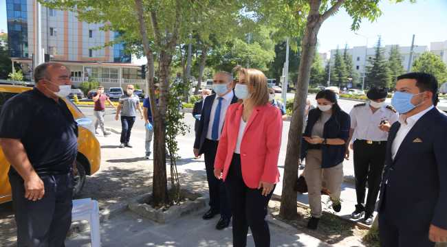 Nevşehir, Niğde ve Kırşehir'de Kovid-19 tedbirlerine ilişkin denetim