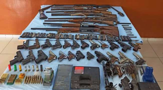 Niğde'de evde kurulan kaçak silah atölyesine yönelik operasyonda 2 şüpheli yakalandı