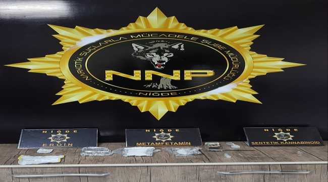 Niğde'de uyuşturucu operasyonu: 2 gözaltı