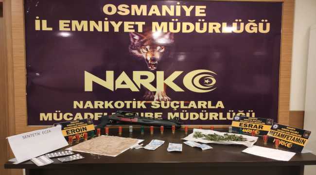 Osmaniye'de uyuşturucu operasyonlarında 7 tutuklama