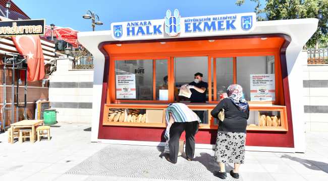 Polatlı'da 2 Halk Ekmek büfesi hizmete girdi
