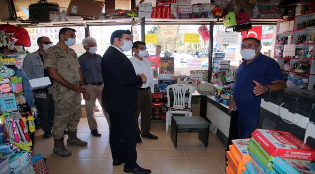 Şarkışla'da Kovid-19 denetimi