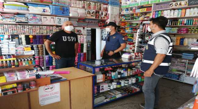 Ulaş'ta ilçe esnafı denetlendi