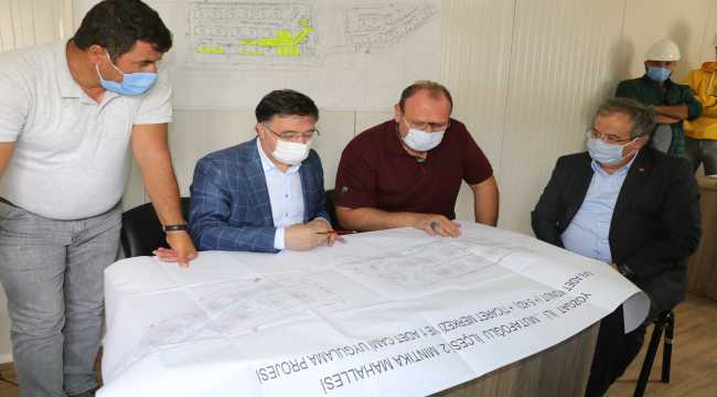 Yozgat Milletvekili Başer, TOKİ konutları inşaatını inceledi