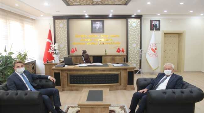 Başkan Saygı'dan Kaymakam Akın'a hayırlı olsun ziyareti