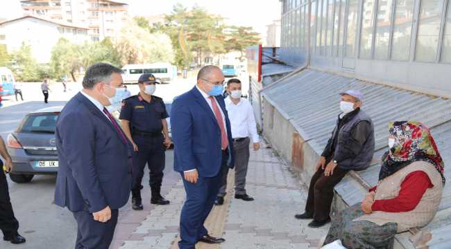 Çubuk'ta Kovid-19 denetimi yapıldı