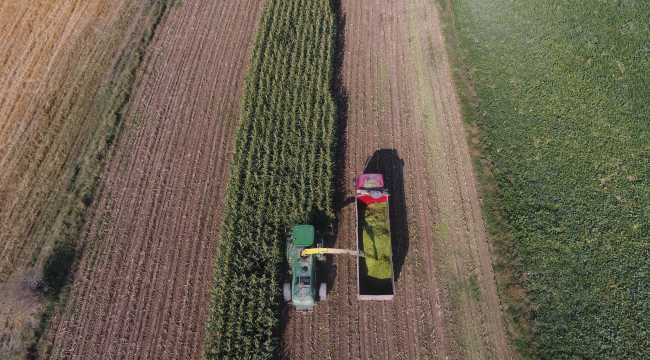 Hacıbektaş ilçesindeki proje sahasında ikinci ürün hasadı yapıldı