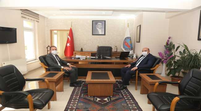 Halkapınar Kaymakamı Akpınar'a hayırlı olsun ziyaretleri