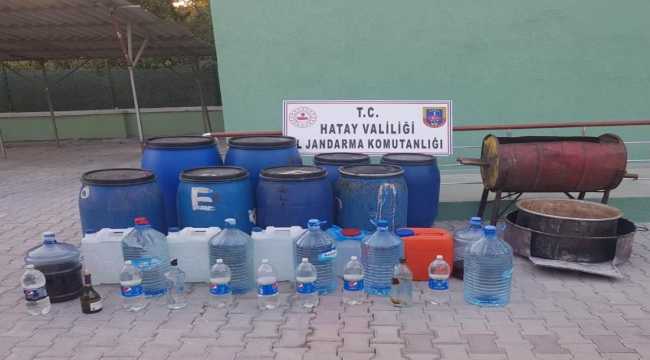410 litre sahte içki ele geçirildi, 4 kişi gözaltına alındı