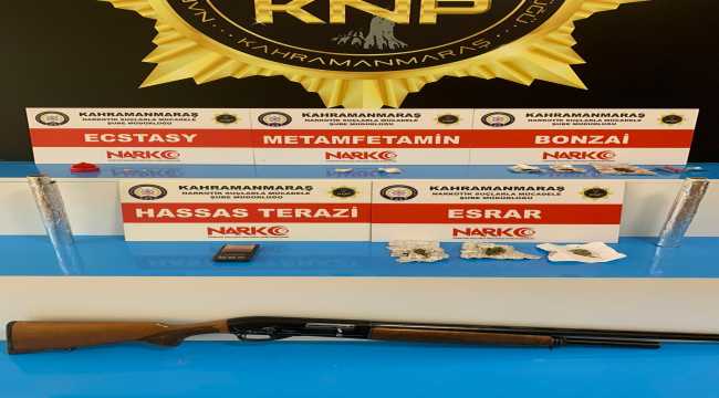 Kahramanmaraş'ta uyuşturucu operasyonunda yakalanan 4 kişi tutuklandı