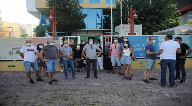 Kapatılma kararı alınan özel okulun velileri tepki gösterdi