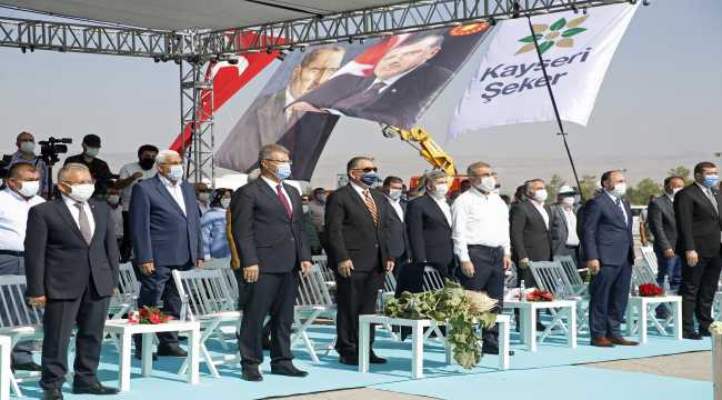 Kayseri Şeker Fabrikası'nın 66. pancar alım kampanyası töreni
