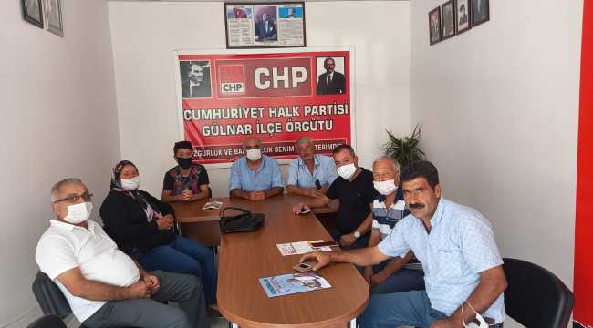 Mersin'de CHP Gülnar ilçe yönetimi istifa etti